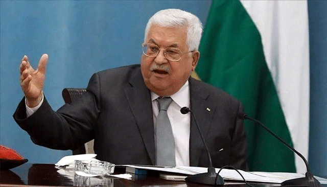 فلسطینی صدر کا ہنگامی اجلاس
