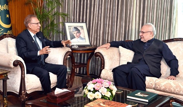 صدر مملکت سے سینیٹر محمد علی درانی کی ملاقات
