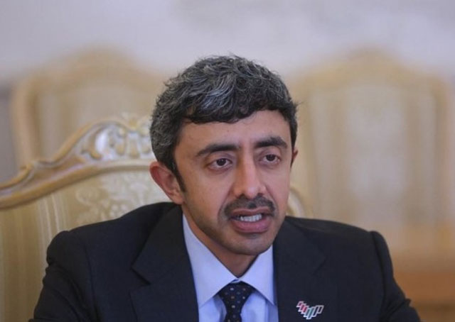 اماراتی وزیر خارجہ